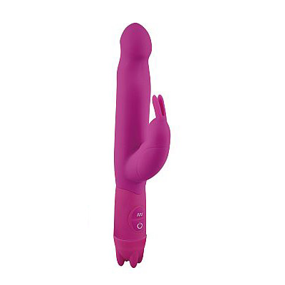 Vibrador de Ponto G e Clitóris em Silicone com 10 Modos de Vibração - Aphrodisia Honey Bunny - 11,1 x 3,2 cm | Disponível em 2 Cores - 9