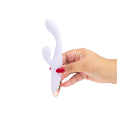 Vibrador de Ponto G e Clitóris em Silicone com 10 Modos de Vibrações e Recarregável - Lilo Love Vibrator | 9,2 x 2,3 cm | Disponível em 2 Cores