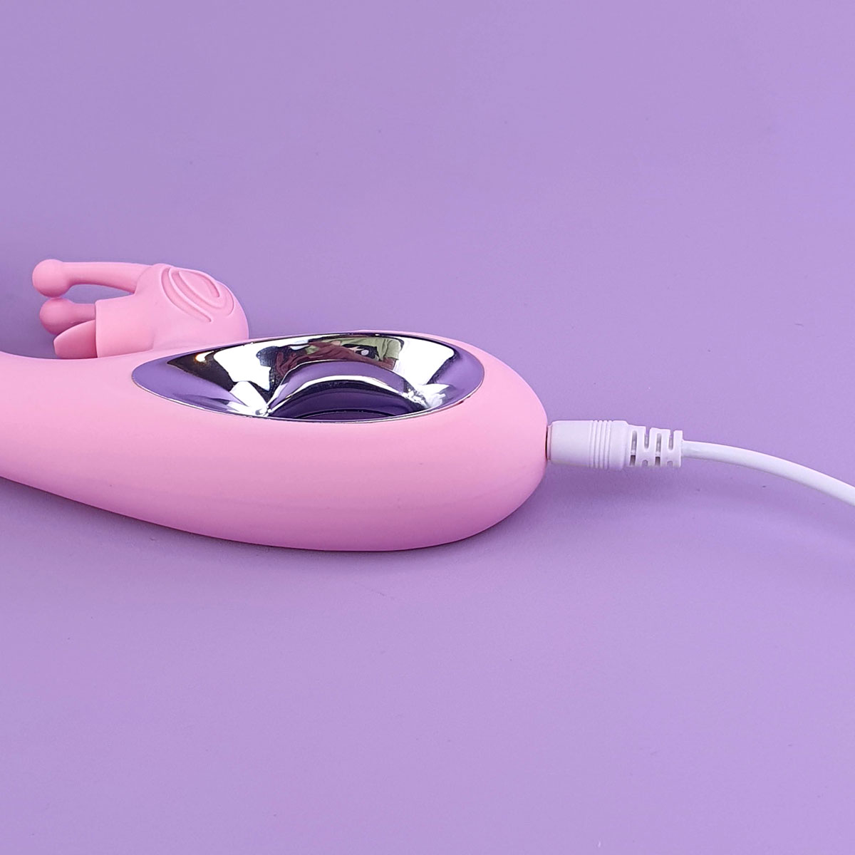 Vibrador de Ponto G e Clitóris em Silicone com 36 Modos de Vibração e Carregamento via Cabo USB Magnético - Vicky PowerFul Vibration | 12,5 x 3,4 cm - 4