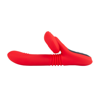 Foto 4 do produto Vibrador de Ponto G e Clitóris em Silicone com 7 Modos de Vibração, 7 Movimentos de Vai e Vem, Aquecimento e Recarregável - Adão & Eva | 12,5 x 3,8 cm