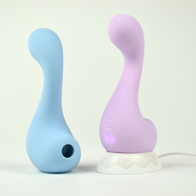 Vibrador de Ponto G e Clitóris em Silicone com 7 Modos de Vibrações, 7 Níveis de Pulsação e Carregamento via Cabo USB - SI Swan-B | Disponível em 2 Cores