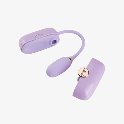 Foto 3 do produto Vibrador de Ponto G e Clitóris em Silicone com 7 Vibrações, 6 Tipos de Pulsação e Case no Formato de Mala - Otouch Louis | Disponível em 3 Cores