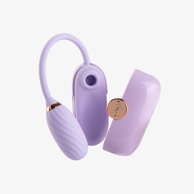 Foto 2 do produto Vibrador de Ponto G e Clitóris em Silicone com 7 Vibrações, 6 Tipos de Pulsação e Case no Formato de Mala - Otouch Louis | Disponível em 3 Cores