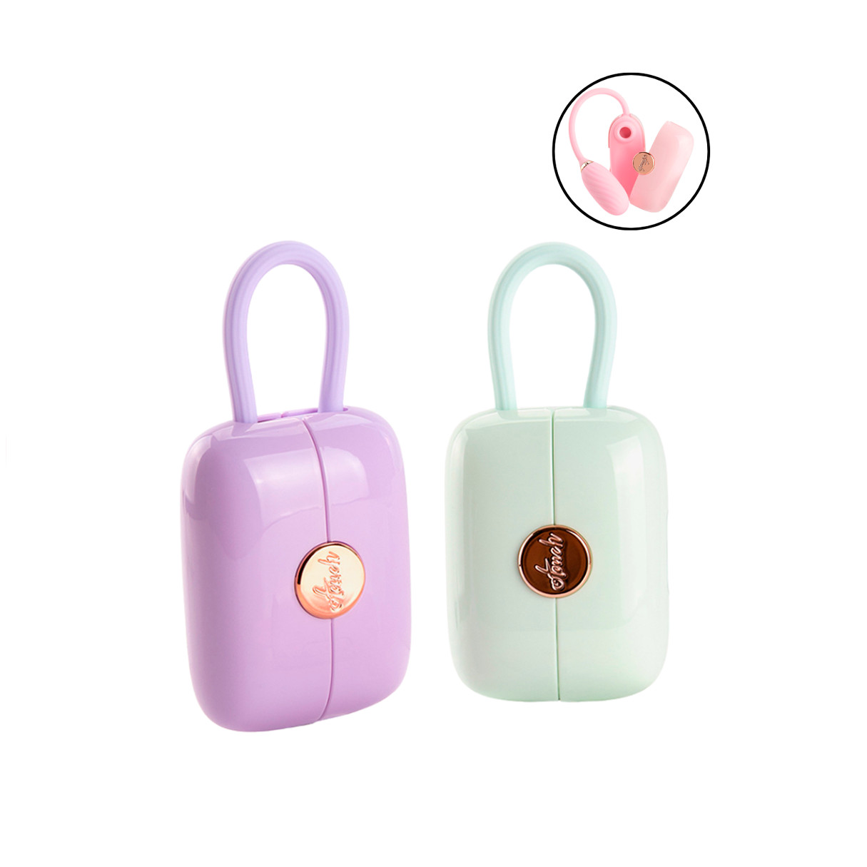 Vibrador de Ponto G e Clitóris em Silicone com 7 Vibrações, 6 Tipos de Pulsação e Case no Formato de Mala - Otouch Louis | Disponível em 3 Cores - 1