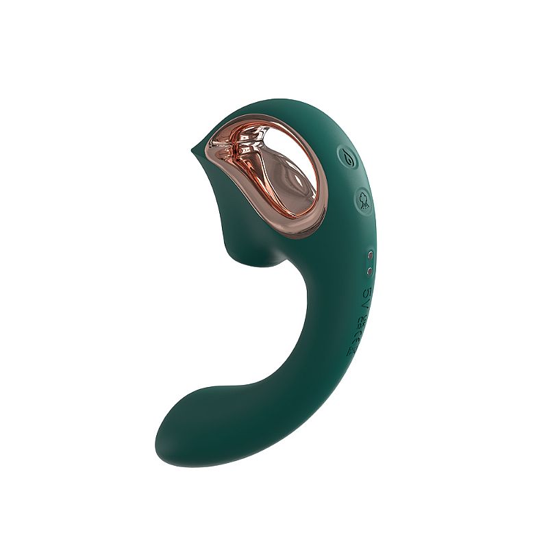 Vibrador de Ponto G e Clítoris em Silicone com 9 Modos de Vibração, Tecnologia de Pulsação e Carregamento via Cabo USB - S-Hande Selene | 13 x 3,4 cm | Disponível em 2 Cores - 7