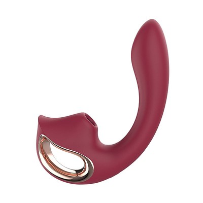 Foto 3 do produto Vibrador de Ponto G e Clítoris em Silicone com 9 Modos de Vibração, Tecnologia de Pulsação e Carregamento via Cabo USB - S-Hande Selene | 13 x 3,4 cm | Disponível em 2 Cores
