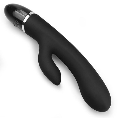 Foto 4 do produto Vibrador de Ponto G e Clitóris em Silicone Macio com 7 Modos de Vibração, Recarregável - Lovetoy Duo Climax | 20 x 3,5 cm