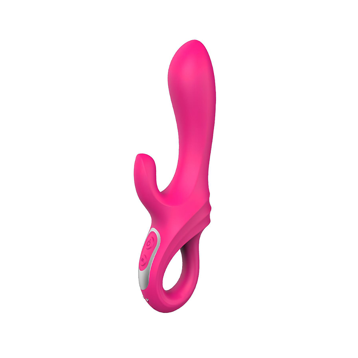 Vibrador de Ponto G e Clitóris em Silicone com 9 Modos de Vibração, 9 Níveis de Intensidades e Recarregável - S-Hande Daggers | 11,7 x 3,8 cm | Disponível em 2 Cores - 7