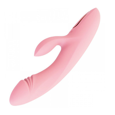 Foto 5 do produto Vibrador de Ponto G e Clitóris em Silicone com Motor Duplo, Função de Aquecimento e 12 Tipos de Vibrações - Kistoy Katy | 21 x 3 cm