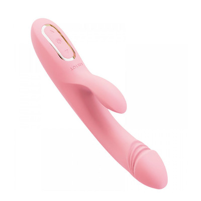 Foto 6 do produto Vibrador de Ponto G e Clitóris em Silicone com Motor Duplo, Função de Aquecimento e 12 Tipos de Vibrações - Kistoy Katy | 21 x 3 cm