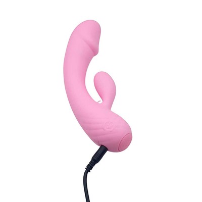Foto 7 do produto Vibrador de Ponto G e de Clítoris em Silicone Super Macio com 12 Modos de Vibração, Função Memória e Recarregável - Pretty Love Ron | 18 x 3,4 cm | Disponível em 2 Cores