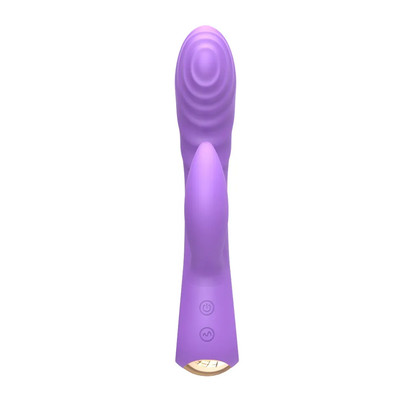 Foto 5 do produto Vibrador de Ponto G e Clitóris com Texturas Ondulares, 10 Modos de Vibração, Modo Turbo e Recarregável - Slimline Ripple Passion | 11,5 x 3,3 cm | Disponível em 3 Cores