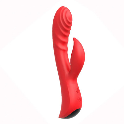 Foto 9 do produto Vibrador de Ponto G e Clitóris com Texturas Ondulares, 10 Modos de Vibração, Modo Turbo e Recarregável - Slimline Ripple Passion | 11,5 x 3,3 cm | Disponível em 3 Cores