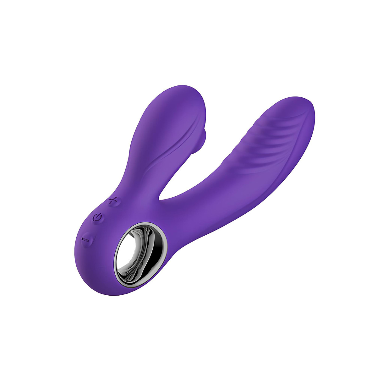 Vibrador de Ponto G e Clitóris em Silicone com 10 Modos de Vibração e Pulsação, Alça Ergonômica e Recarregável - SI Raptor | 13 x 3,4 cm | Disponível em 2 Cores - 7