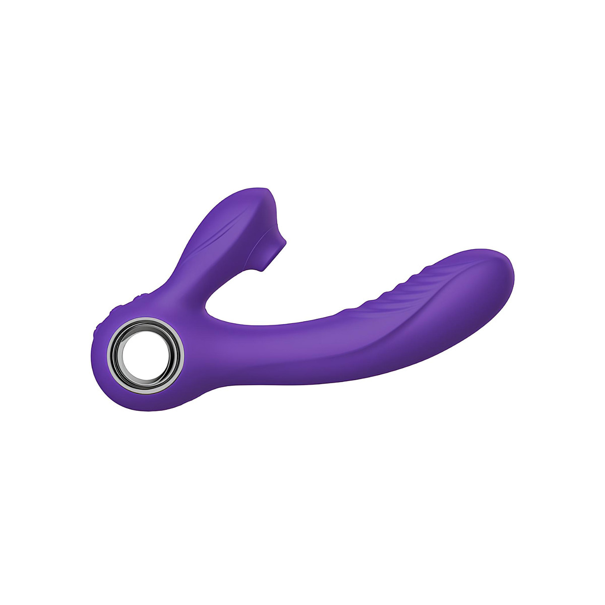 Vibrador de Ponto G e Clitóris em Silicone com 10 Modos de Vibração e Pulsação, Alça Ergonômica e Recarregável - SI Raptor | 13 x 3,4 cm | Disponível em 2 Cores - 8