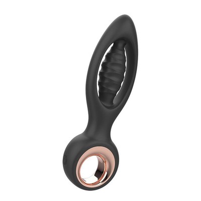 Foto 2 do produto Vibrador de Ponto G Ergonômico em Silicone Soft com 12 Modos de Vibrações e Controle Remoto Sem Fio - Pleasure Dreams | 11,5 x 4 cm