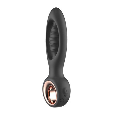 Foto 5 do produto Vibrador de Ponto G Ergonômico em Silicone Soft com 12 Modos de Vibrações e Controle Remoto Sem Fio - Pleasure Dreams | 11,5 x 4 cm