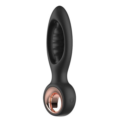 Foto 7 do produto Vibrador de Ponto G Ergonômico em Silicone Soft com 12 Modos de Vibrações e Controle Remoto Sem Fio - Pleasure Dreams | 11,5 x 4 cm