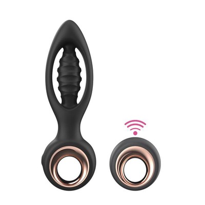 Foto 8 do produto Vibrador de Ponto G Ergonômico em Silicone Soft com 12 Modos de Vibrações e Controle Remoto Sem Fio - Pleasure Dreams | 11,5 x 4 cm