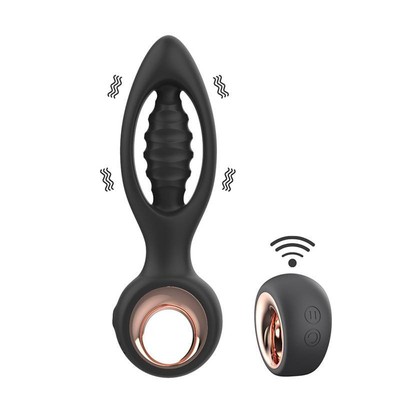 Foto 1 do produto Vibrador de Ponto G Ergonômico em Silicone Soft com 12 Modos de Vibrações e Controle Remoto Sem Fio - Pleasure Dreams | 11,5 x 4 cm