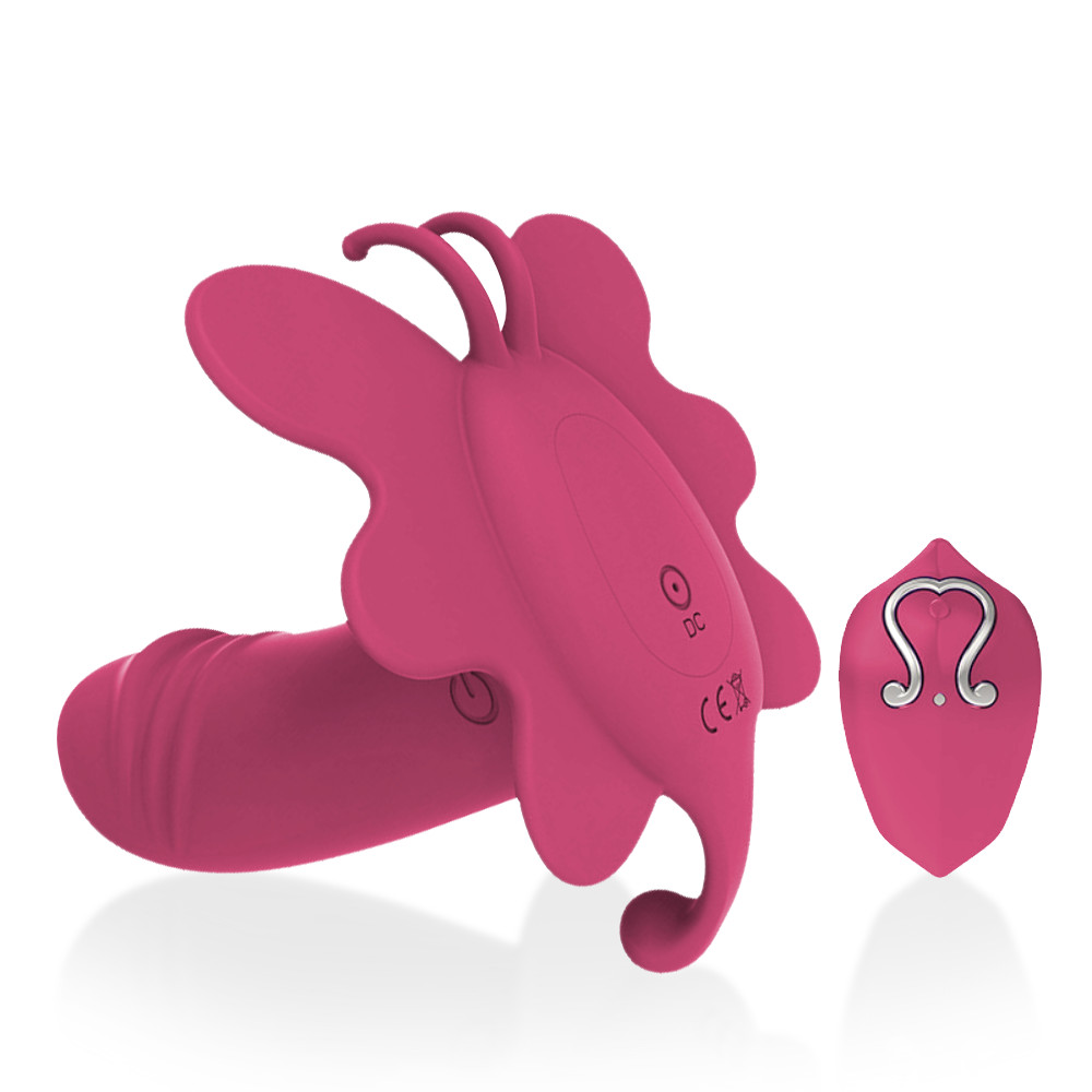 Vibrador de Ponto G e Estimulador Clitoriano em Formato de Borboleta com 10 Modos de Vibração e Controle Remoto Sem Fio - Amanraya | Disponível em 3 Cores - 6