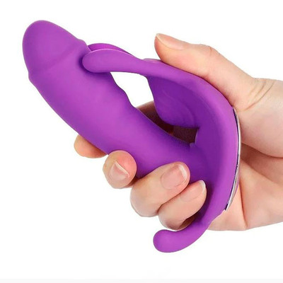 Vibrador de Ponto G e Estimulador Clitoriano em Formato de Borboleta com 4 Modos de Vibração e Controle por Aplicativo à Distância - Duoai Butterfly