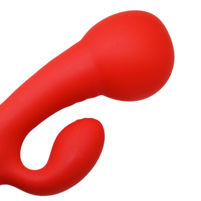 Foto 2 do produto Vibrador de Ponto G com Ponta Inflável, Estimulador Clitoriano em Silicone com 10 Modos de Vibração e Recarregável - Mimosa Love | 10,5 x 3,4 cm