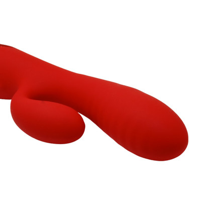 Foto 4 do produto Vibrador de Ponto G com Ponta Inflável, Estimulador Clitoriano em Silicone com 10 Modos de Vibração e Recarregável - Mimosa Love | 10,5 x 3,4 cm