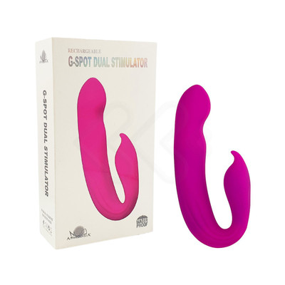 Foto 1 do produto Vibrador de Ponto G e Estimulador de Clitóris com 10 Modos de Vibração e Carregamento via Cabo USB - G-Spot Dual Stimulator | 15,2 x 3,4 cm | Cor: Pink