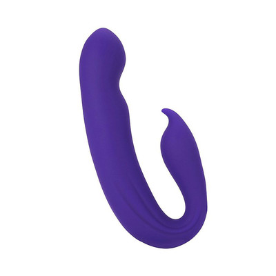 Foto 4 do produto Vibrador de Ponto G e Estimulador de Clitóris com 10 Modos de Vibração e Carregamento via Cabo USB - G-Spot Dual Stimulator | 15,2 x 3,4 cm | Cor: Roxo