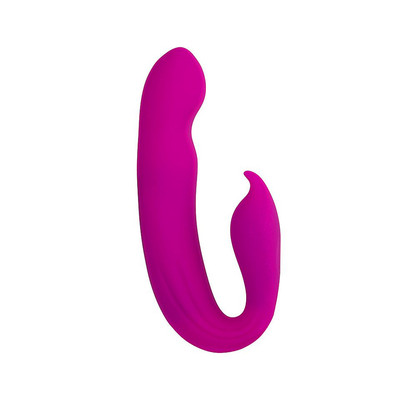 Foto 2 do produto Vibrador de Ponto G e Estimulador de Clitóris com 10 Modos de Vibração e Carregamento via Cabo USB - G-Spot Dual Stimulator | 15,2 x 3,4 cm | Cor: Pink