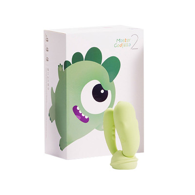 Foto 2 do produto Vibrador de Ponto G e Estimulador de Clitóris Com 8 Modos de Vibração, Aplicativo e Função de Aquecimento - Monster Pub Master Godzilla 2 | 18 x 3,4 cm