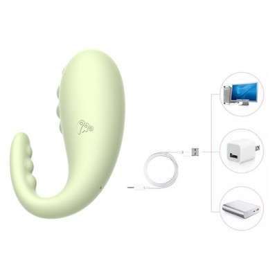 Foto 6 do produto Vibrador de Ponto G e Estimulador de Clitóris Com 8 Modos de Vibração e Aplicativo - Monster Pub Master Godzilla | 14 x 3,4 cm