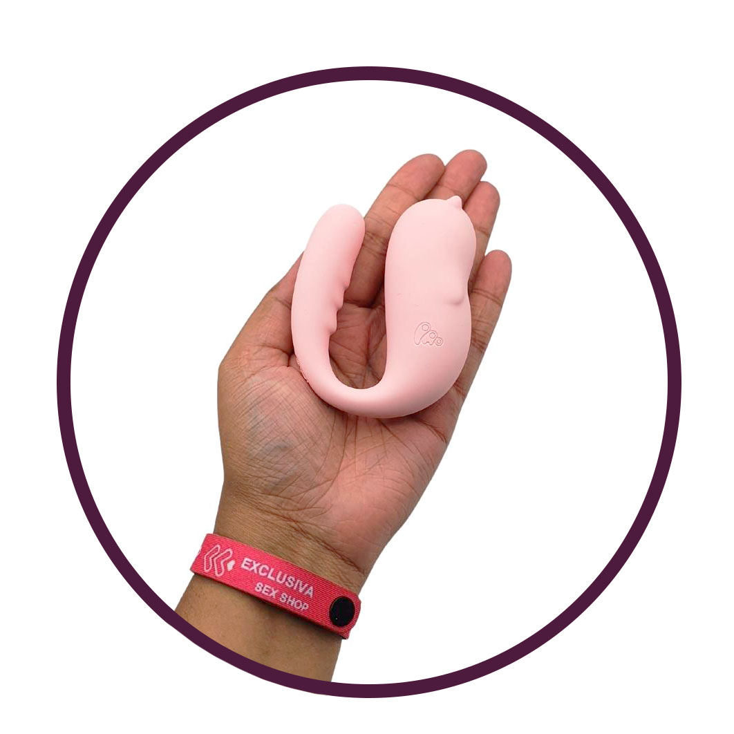 Vibrador de Ponto G e Estimulador de Clitóris Com Aplicativo, 8 Modos de Vibração e Função de Aquecimento - Monster Pub Mr Devil 2 | 17 x 3,3 cm - 6