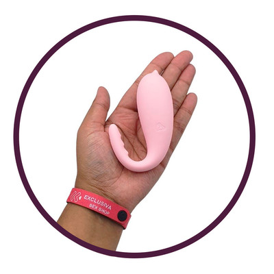 Foto 7 do produto Vibrador de Ponto G e Estimulador de Clitóris Com Aplicativo, 8 Modos de Vibração e Resistente à Água - Monster Pub Mr Devil | 13 x 3,3 cm