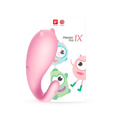 Foto 1 do produto Vibrador de Ponto G e Estimulador de Clitóris Com Aplicativo, 8 Modos de Vibração e Resistente à Água - Monster Pub Mr Devil | 13 x 3,3 cm