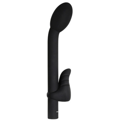 Foto 2 do produto Vibrador de Ponto G e Estimulador de Clitóris feito em ABS Macio, 7 Modos de Vibração e Carregamento Via Cabo USB - Evolved Power Couple | 19 x 3,4 cm