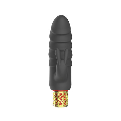Foto 8 do produto Vibrador de Ponto G com Estimulador de Clitóris em Forma de Coelho, Plug Anal Escalonado e 10 Modos de Vibração - ASTA NV TOYS - 7,4 x 3,4 cm