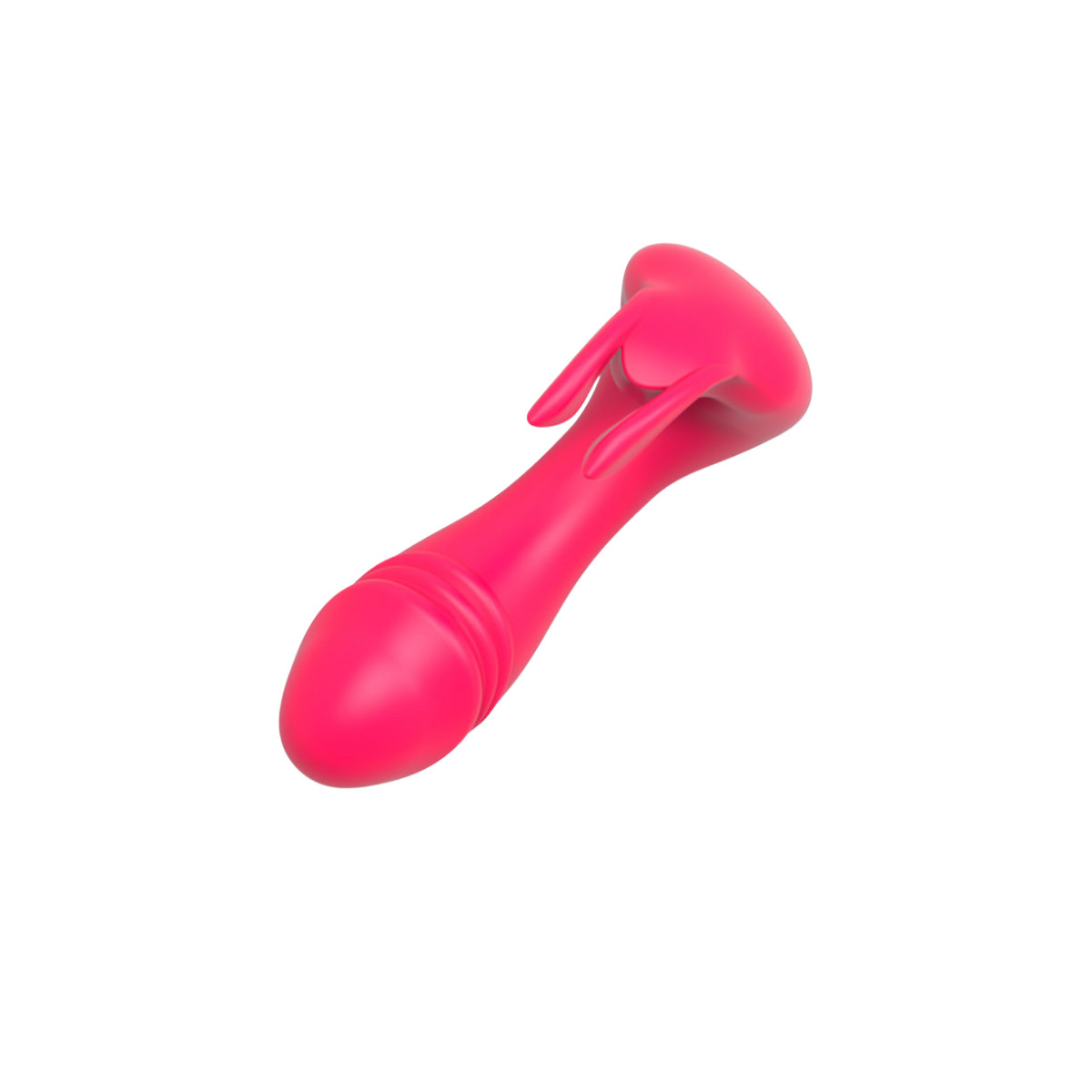 Vibrador de Ponto G com Estimulador de Clitóris em Formato de Coelho, 10 Modos de Vibração, Controle via Aplicativo e Recarregável | 8,5 x 3,5 cm | Disponível em 2 Cores - 8