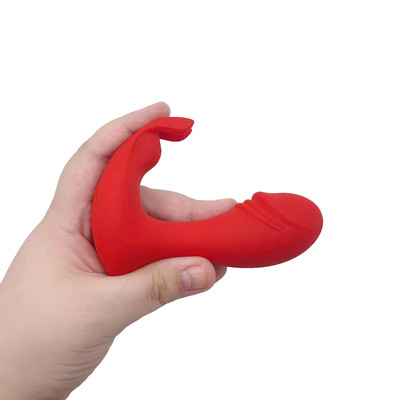 Vibrador de Ponto G com Estimulador de Clitóris em Formato de Coelho, 10 Modos de Vibração, Controle via Aplicativo e Recarregável | 8,5 x 3,5 cm | Disponível em 2 Cores