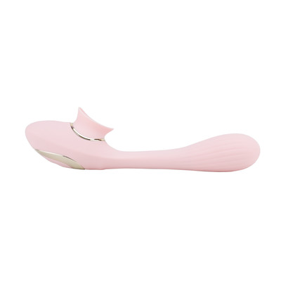 Foto 6 do produto Vibrador de Ponto G e Estimulador de Clitóris em Formato de Linguinha em Silicone com 10 Modos de Vibrações e Recarregável - Nv Toys Disa | Disponível em 2 Cores