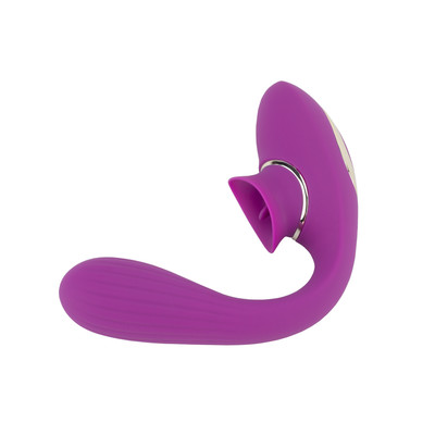 Foto 10 do produto Vibrador de Ponto G e Estimulador de Clitóris em Formato de Linguinha em Silicone com 10 Modos de Vibrações e Recarregável - Nv Toys Disa | Disponível em 2 Cores