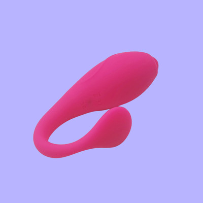 Foto 4 do produto Vibrador de Ponto G e Estimulador de Clitóris com Ponta Achatada com 9 Vibrações, Controle Via Aplicativo e Carregamento USB - Good Vibe Toys | 9,5 x 3,5 cm