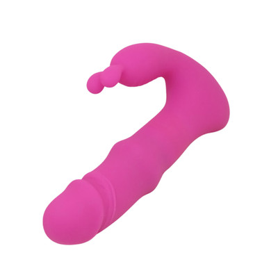 Foto 1 do produto Vibrador de Ponto G e Estimulador de Clitóris Rabbit, Recarregável com 10 Modos de Vibração em Silicone e Controle Remoto - 12,5 x 3 cm