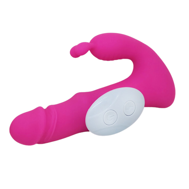 Vibrador de Ponto G e Estimulador de Clitóris Rabbit, Recarregável com 10 Modos de Vibração em Silicone e Controle Remoto - 12,5 x 3 cm - 3