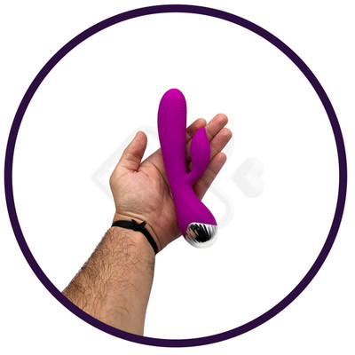 Foto 8 do produto Vibrador de Ponto G e Estimulador de Clitóris Recarregável com 10 Modos de Vibração - XXOO Frenzy Poppy | Disponível em 2 Cores