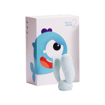 Foto 2 do produto Vibrador de Ponto G e Estimulador de Clitóris Com 8 Modos de Vibração, Aplicativo e Função de Aquecimento - Monster Pub Doctor Whale 2 | 17 x 3,3 cm