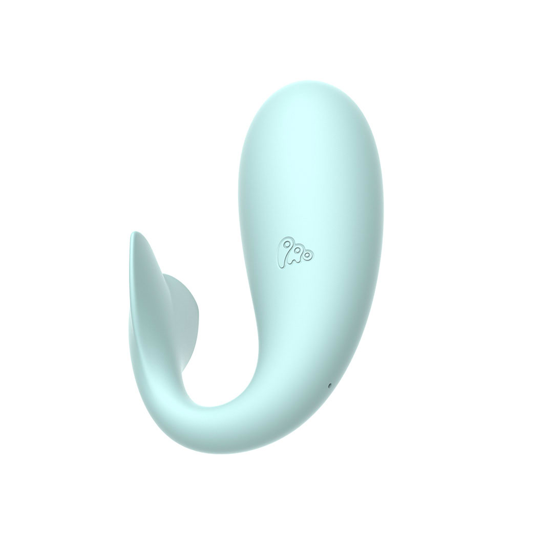 Vibrador de Ponto G e Estimulador de Clitóris Recarregável Com 8 Modos de Vibração e Aplicativo - Monster Pub Doctor Whale | 14 x 3,2 cm - 4