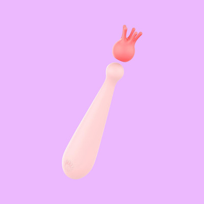 Foto 3 do produto Vibrador de Ponto G e Estimulador de Clitóris em Silicone com 3 Modos de Vibrações e Recarregável - S-Hande Queen | 11 x 3,6 cm