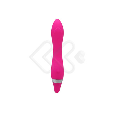 Foto 5 do produto Vibrador de Ponto G e Estimulador de Clitóris em Silicone com 36 Modos de Vibração, Motor Duplo e Bateria Recarregável - Emily | 10,6 x 3,7 cm
